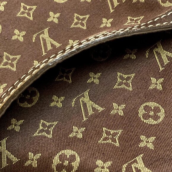 LOUIS VUITTON Danube Ebene Monogram Mini Lin Shoulder Bag 454-072425 - Picture 6 of 11